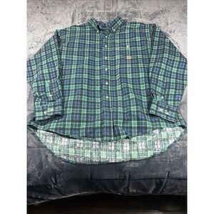 Vintage Twenty X Wrangler Plaid‎ Long Sleeve Shirt Size 17.5